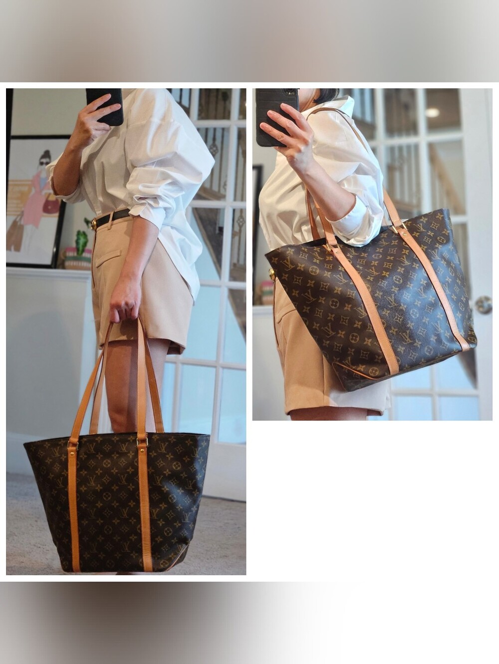 Authentic Louis Vuitton Sac Shopping #4362M - Picture 3 of 9